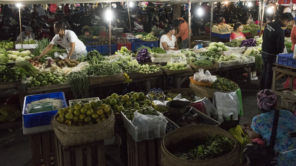 Ingrediënten op de markt