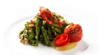 Recept Kacang Panjang Asam Pedas