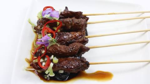 Saté Kambing Manis Lalah: geitenbout zoet en pittig