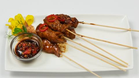 Saté Kambing Sambal Kecap: geit met pittige ketjapsaus