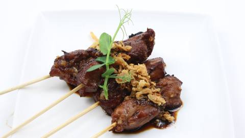 Saté Kambing Sederhana: geitenbout bescheiden eenvoudig